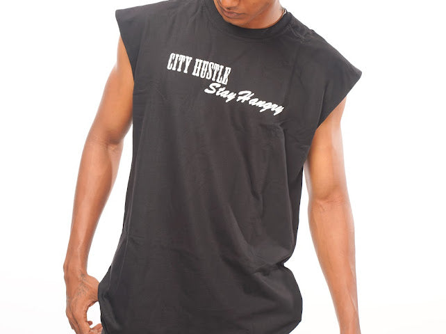 City Hustle – Oversized Sleeveless Tee