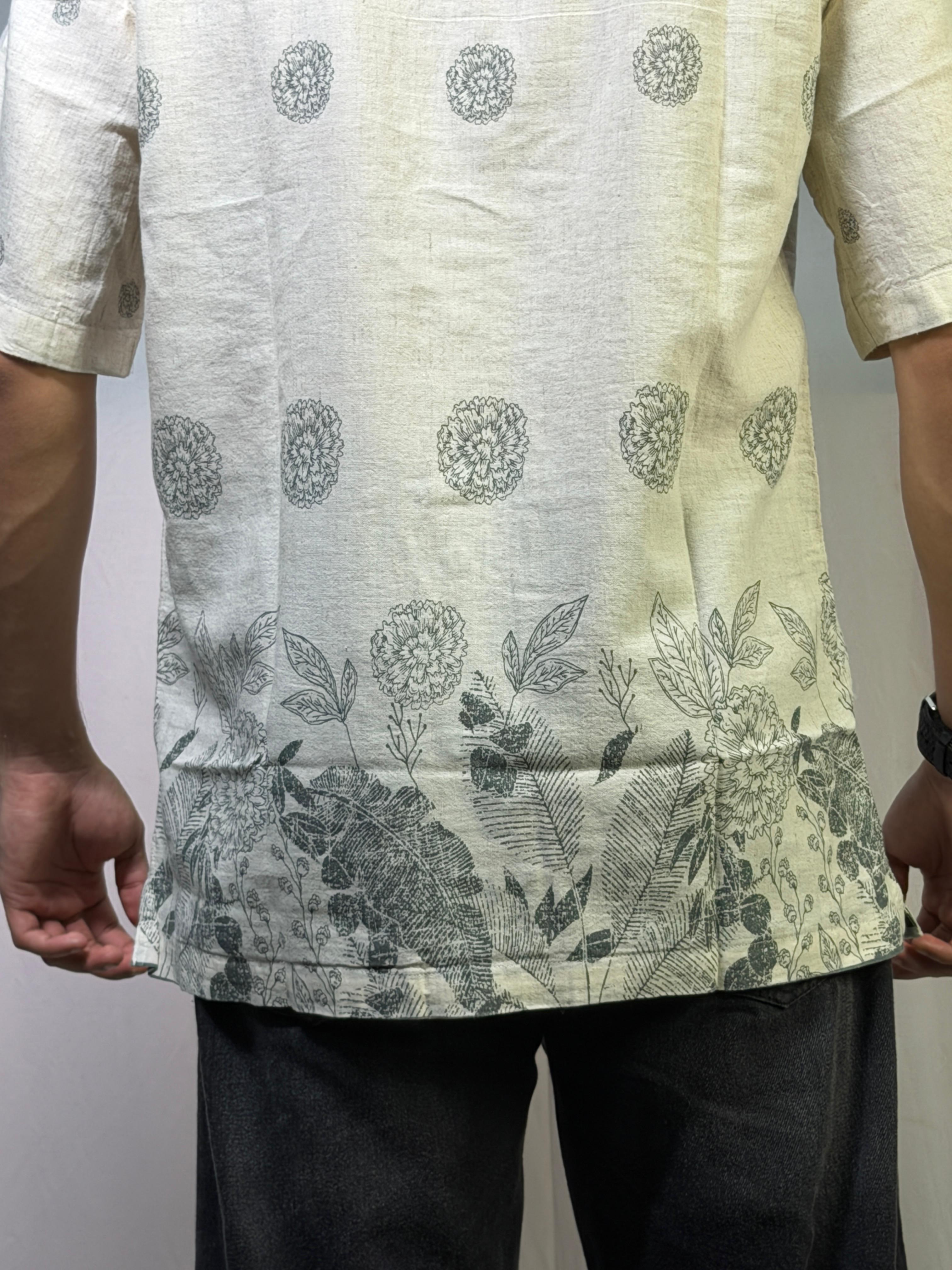 Classic Floral Linen Shirt