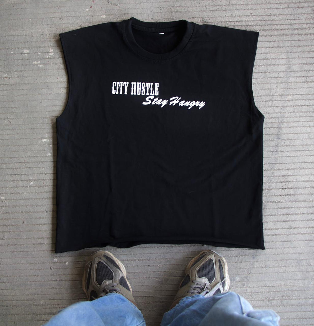City Hustle – Oversized Sleeveless Tee