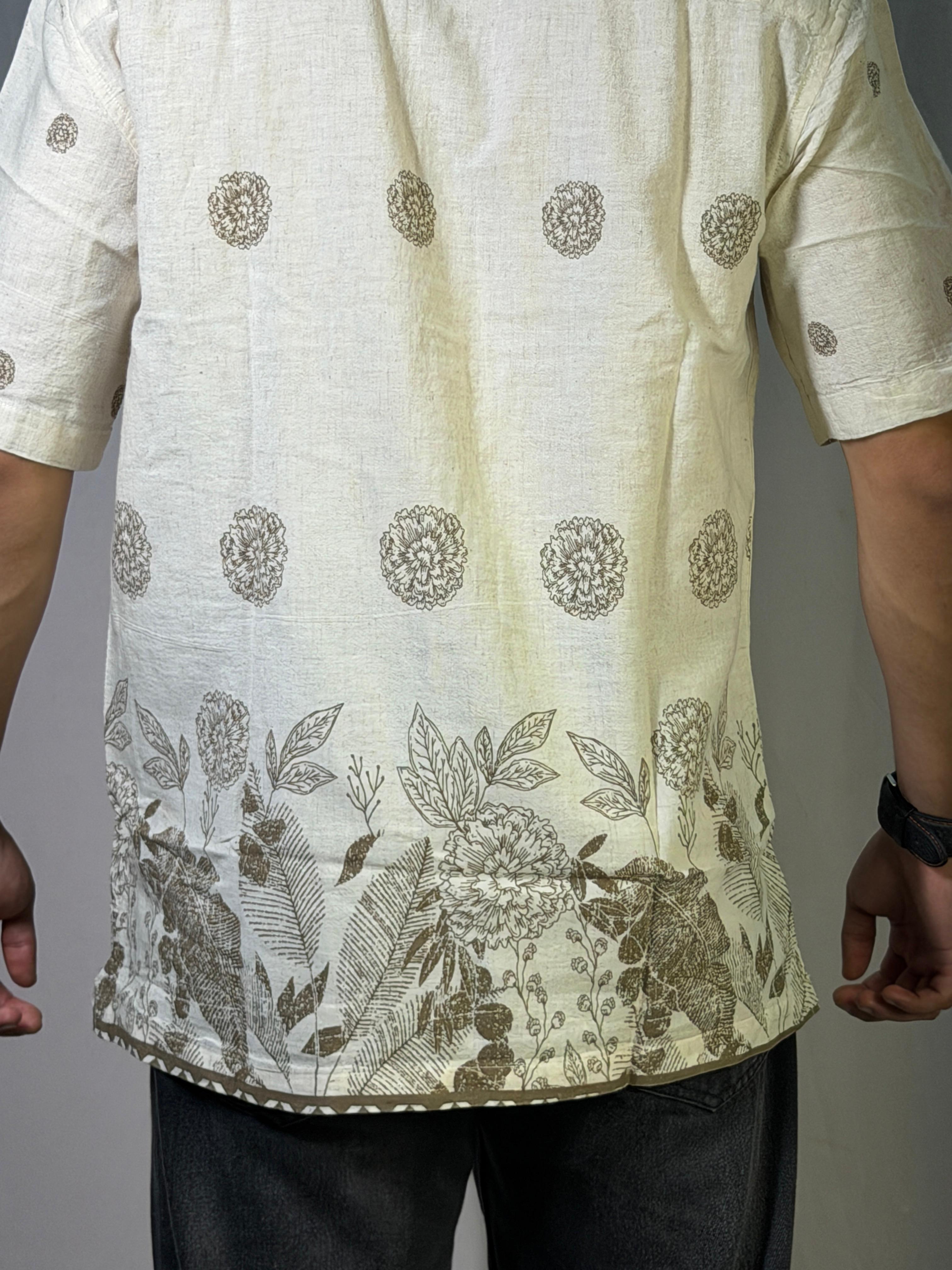 Classic Floral Linen Shirt